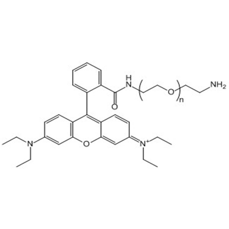 Rhodamine-PEG-Amine，RB-PEG-NH2，MW：20000